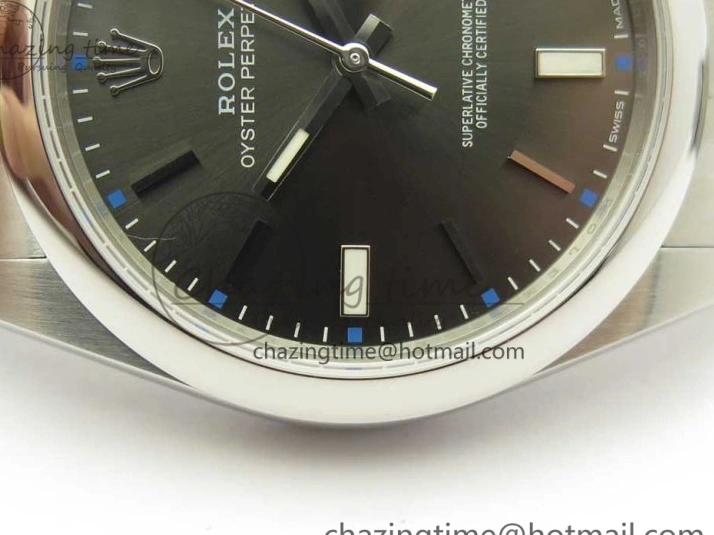 MiroTime 0511 Oyster Perpetual 39mm 114300 UBF 1:1 Best Edition Gray Dial on SS Bracelet A GoodFit 3295